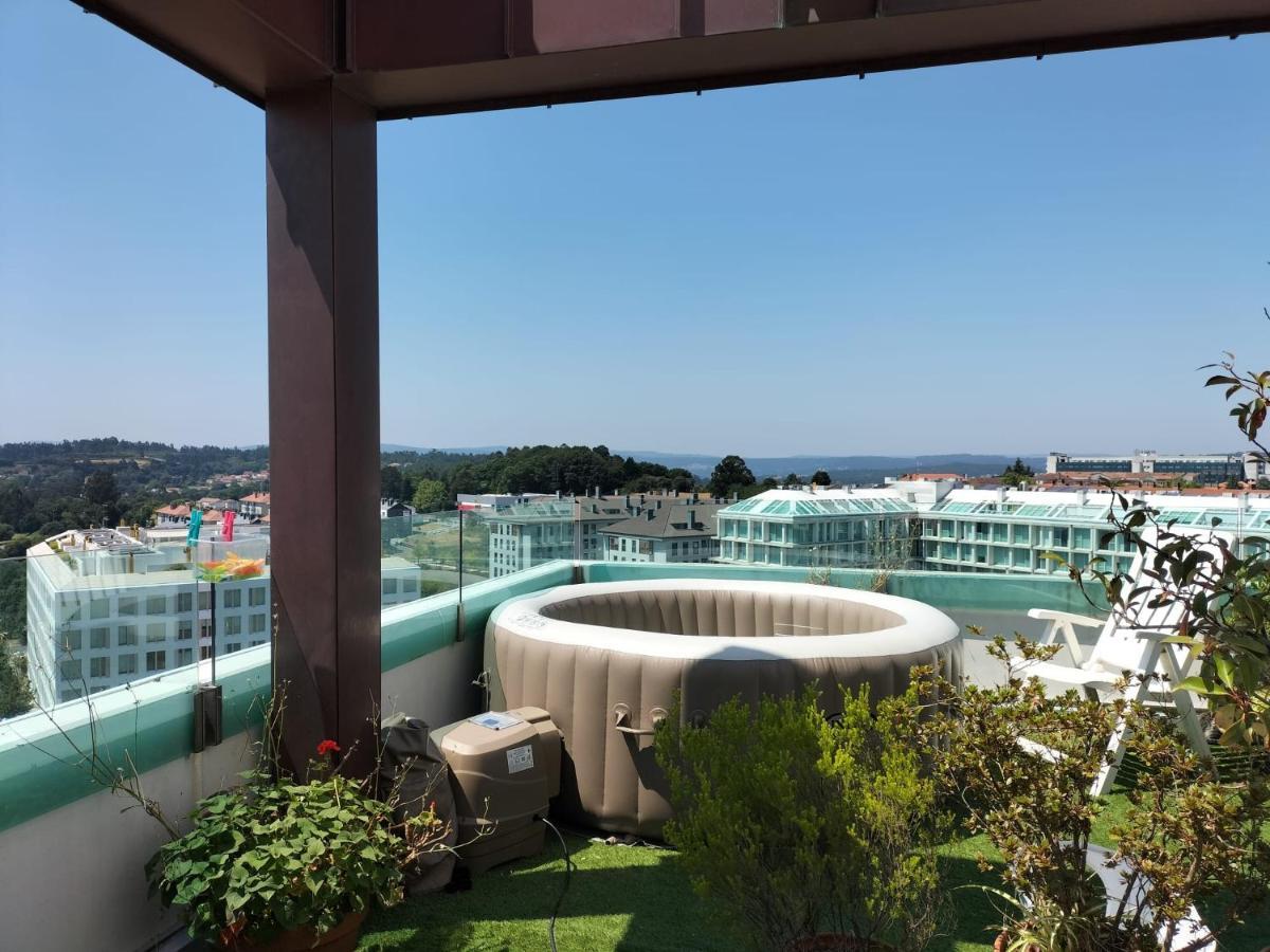 Preciosa Habitacion Doble En Atico Con Terraza Appartement Santiago de Compostella Buitenkant foto